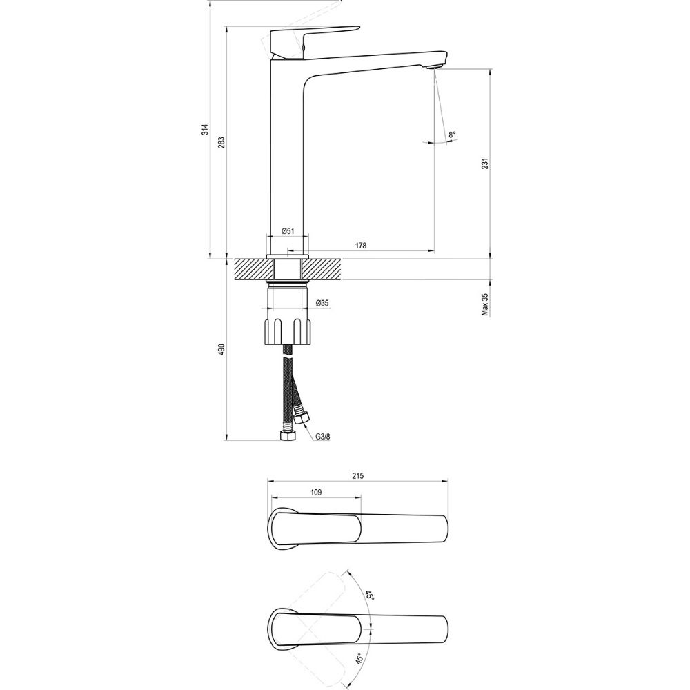 Змішувач для умивальника LF 015.00CR Chrome X070472 RAVAK - Зображення 213888721-bbc9a.jpg