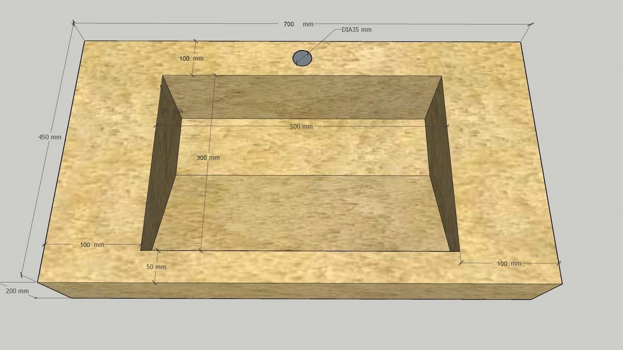 Умивальник керамогранітний зі скошеною чашею SGWTO 700 накладний Котто Кераміка - Зображення 213888765-82e1f.jpg