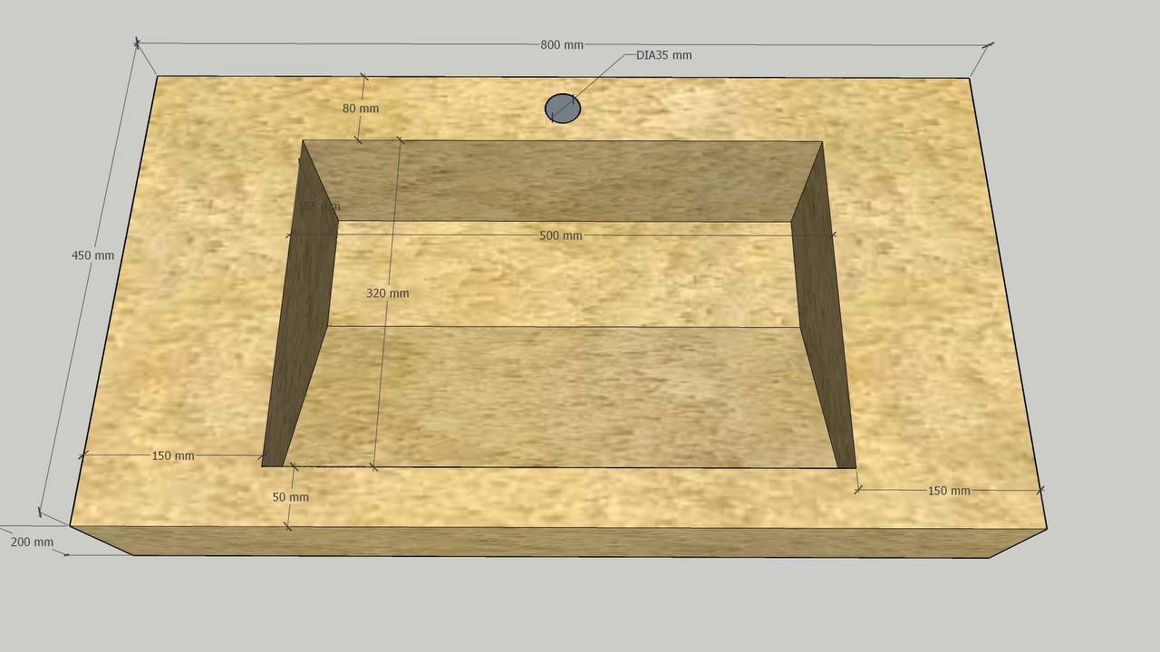 Умивальник керамогранітний зі скошеною чашею SGWHTO 800 підвісний Котто Кераміка - Зображення 213888780-0e27f.jpg