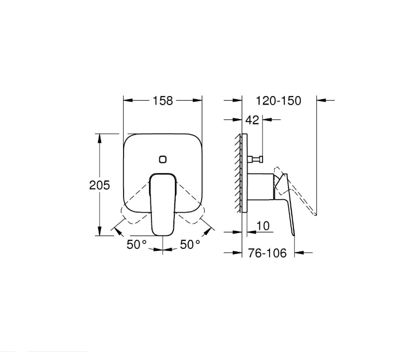 Змішувач Cubeo 1017782430 Чорний matt Grohe - Зображення 214661653-789ad.jpg