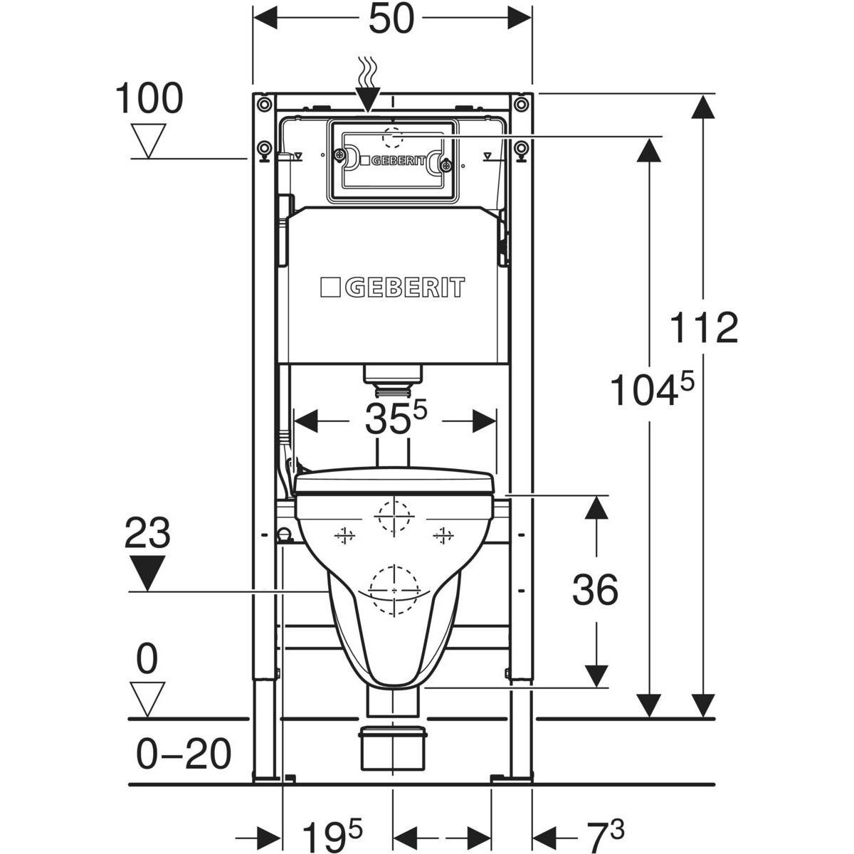 Комплект Інсталяція для унітаза Duofix Pro 20 + Унітаз Idol з кришкою 118.315.21.3 Geberit - Зображення 214843899-4ea9a.jpg