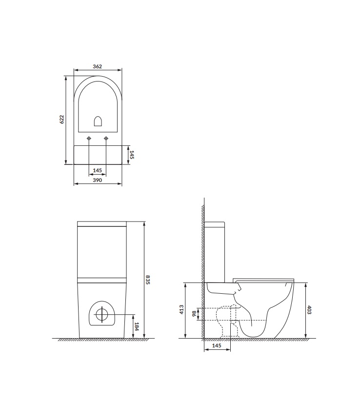 Компакт 931 Remo Pro Oval FBTW 011 з кришкою Slim soft-close CCKZ1016890001 Cersanit - Зображення 214845477-99bdf.jpg