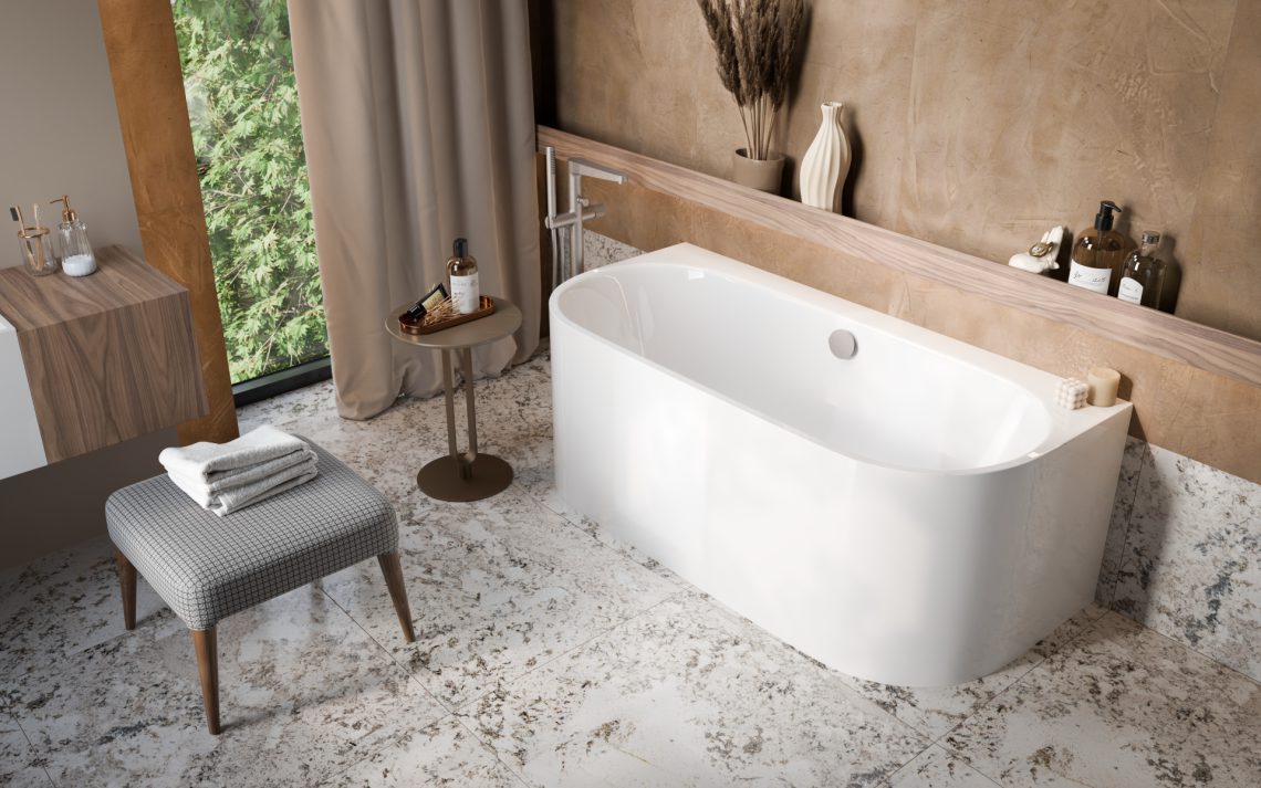 Ванна з ніжками Vanesa 160x75 RADAWAY - Зображення