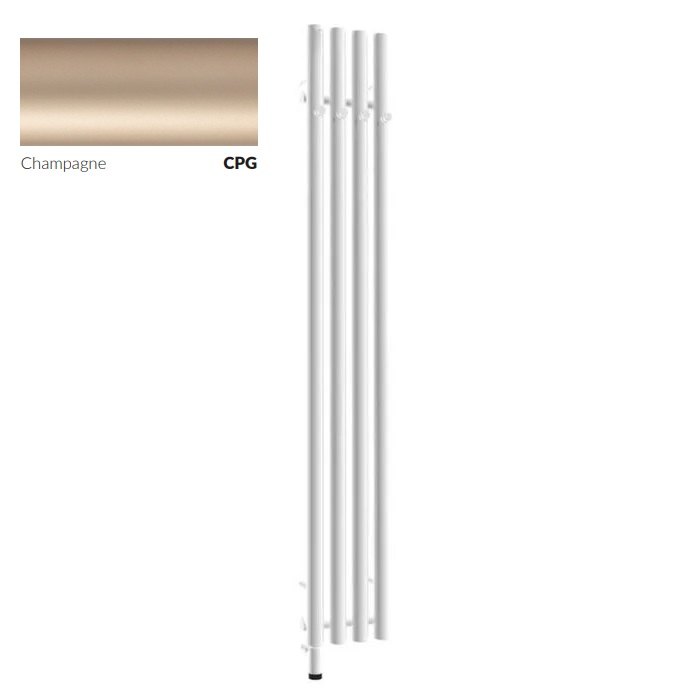 Рушникосушка Rolo Hanger E 1200x205 Ral Champagne WLROW120020KCPGE1ORXMX0 Terma - Зображення