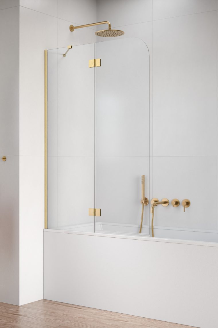 Шторка для ванни Garda Brushed Gold PND II L 100x150 RADAWAY - Зображення 215466548-37a9f.jpg