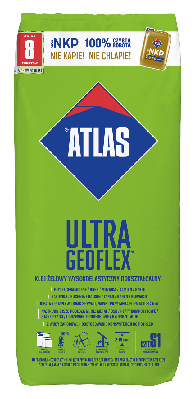 Клей для плитки Atlas Ultra Geoflex (22,5 кг) - Зображення 215618427-03f7f.jpg