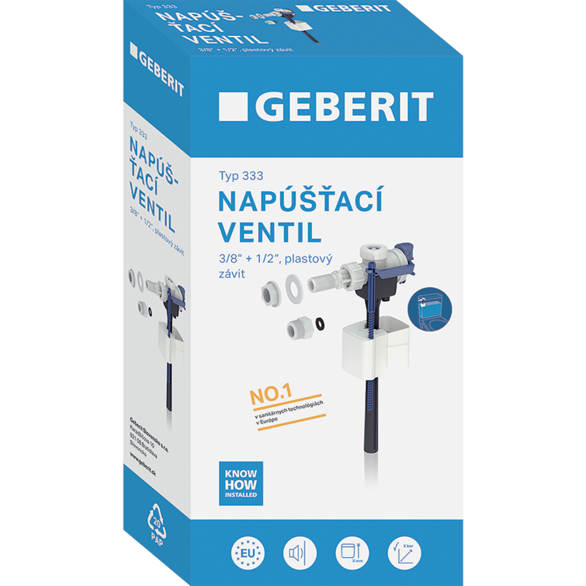 Впускний клапан тип 333 підведення води збоку 136.742.00.3 Geberit - Зображення 215669217-2bba9.jpg