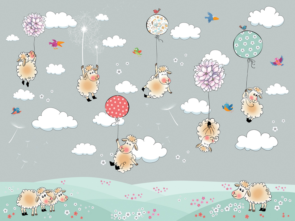 Фотошпалери LeoPrint Овеча втеча - Зображення 215798527-28fdc.jpg