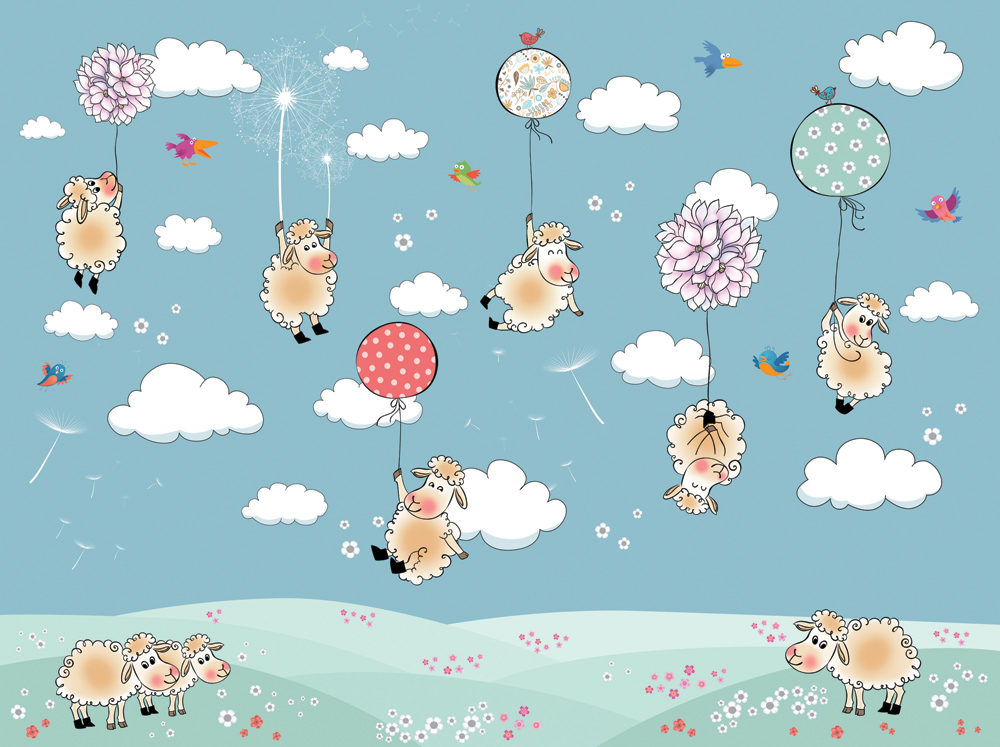 Фотошпалери LeoPrint Овеча втеча - Зображення 215798527-62639.jpg