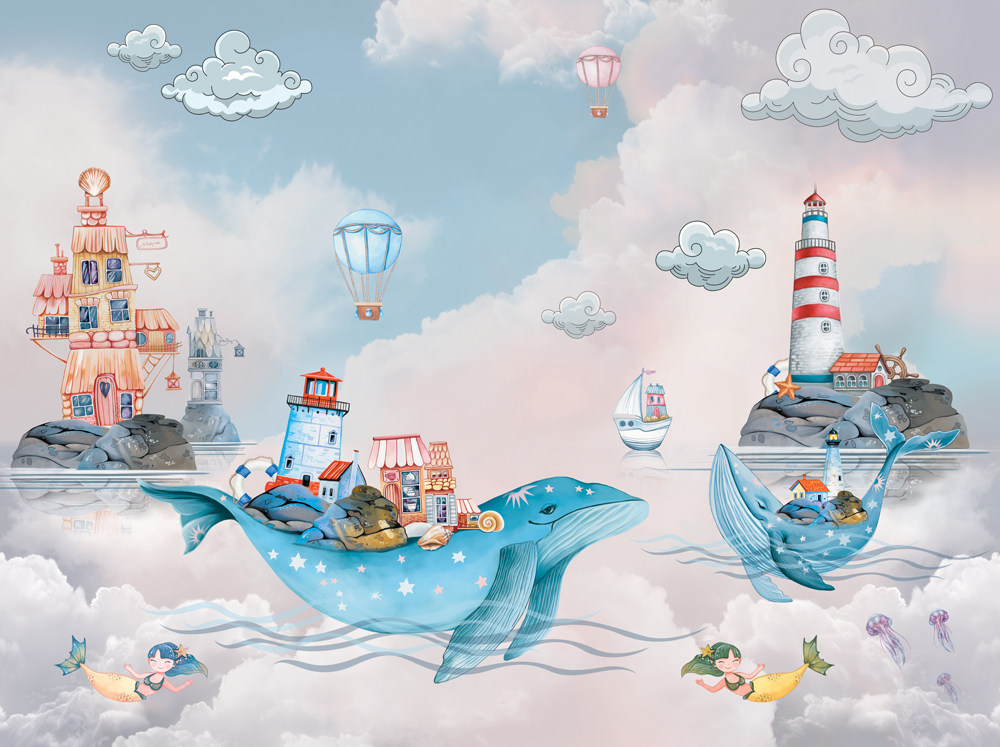 Фотошпалери LeoPrint Подорож на китах - Зображення 215798528-49ac7.jpg