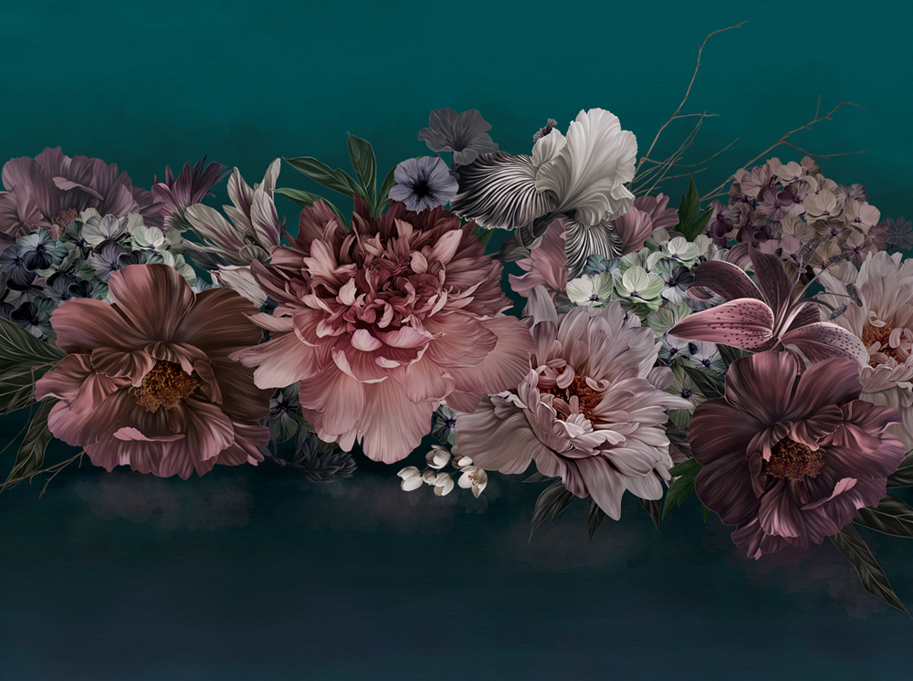 Фотошпалери LeoPrint Вінтажний букет - Зображення 215798701-17e8a.jpg