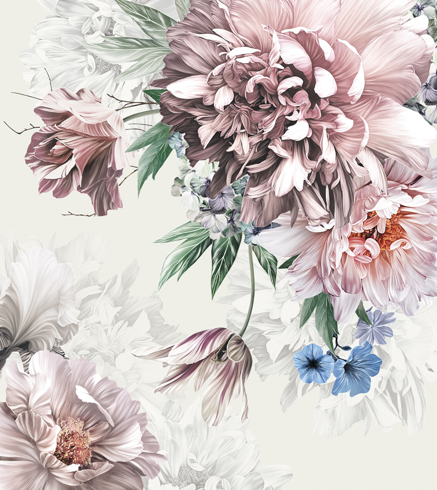 Фотошпалери LeoPrint Вінтажний букет - Зображення 215798701-897bc.jpg