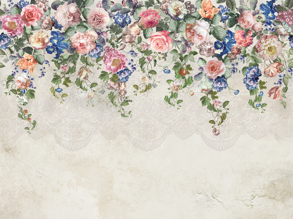 Фотошпалери LeoPrint Квіти на мереживі - Зображення 215979960-bfc06.jpg