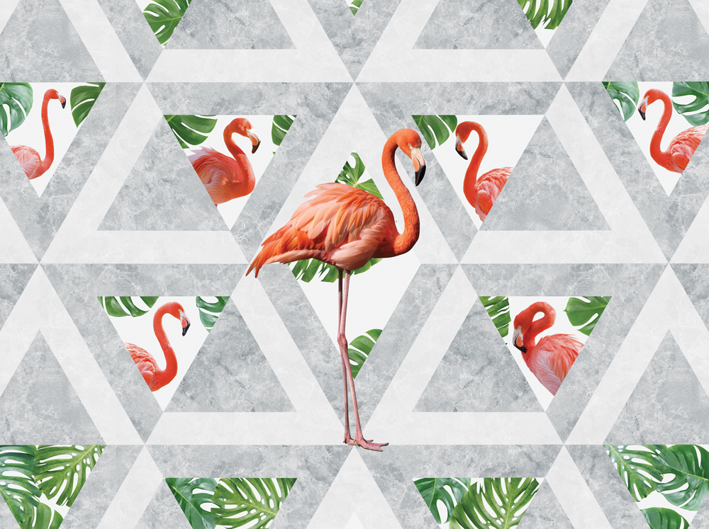 Фотошпалери LeoPrint Рожеві фламінго - Зображення 215979966-8da5d.jpg