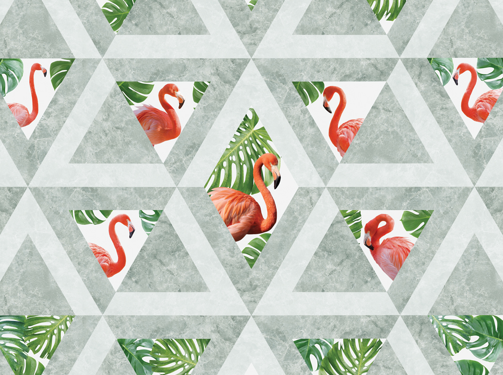 Фотошпалери LeoPrint Рожеві фламінго - Зображення 215979966-d8b29.jpg