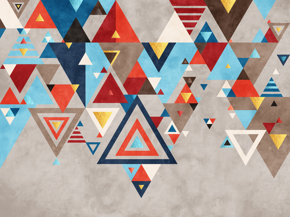 Фотошпалери LeoPrint Трикутники - Зображення 215979969-9d636.jpg