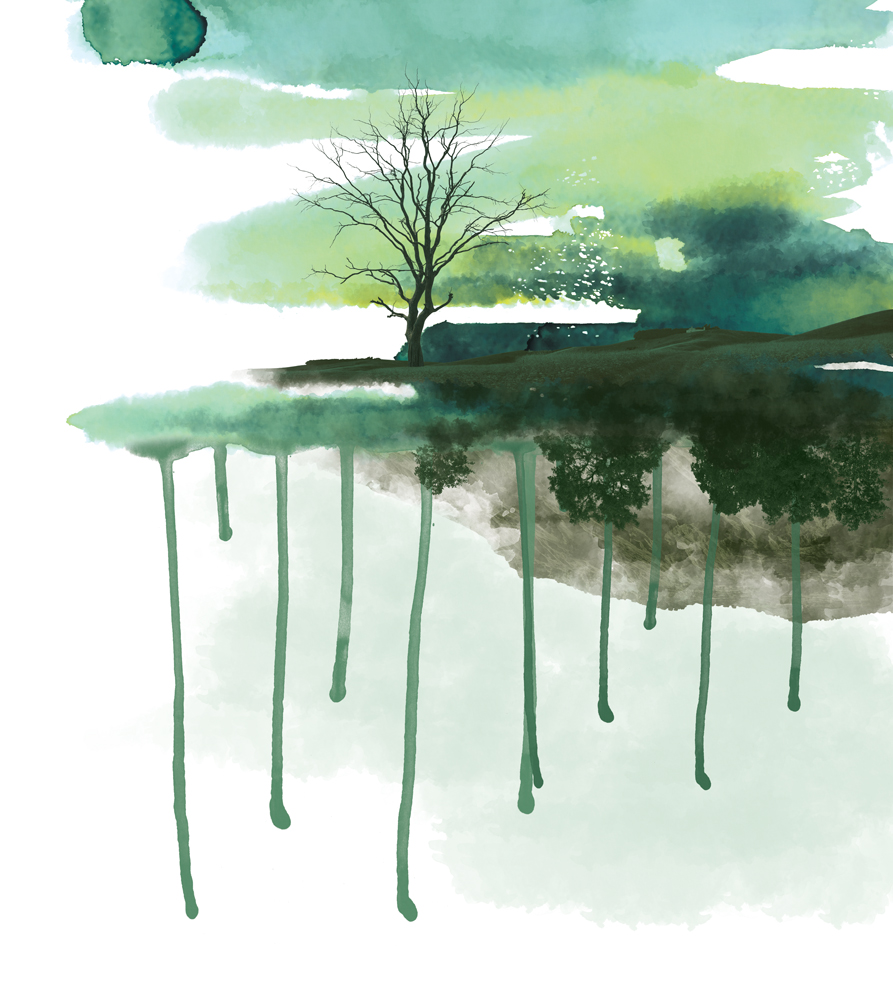 Фотошпалери LeoPrint Вечірня акварель - Зображення 215979970-b0165.jpg