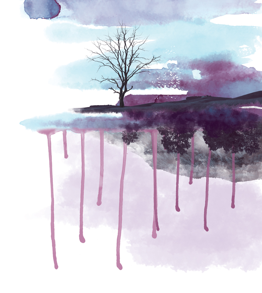 Фотошпалери LeoPrint Вечірня акварель - Зображення 215979970-be7b5.jpg