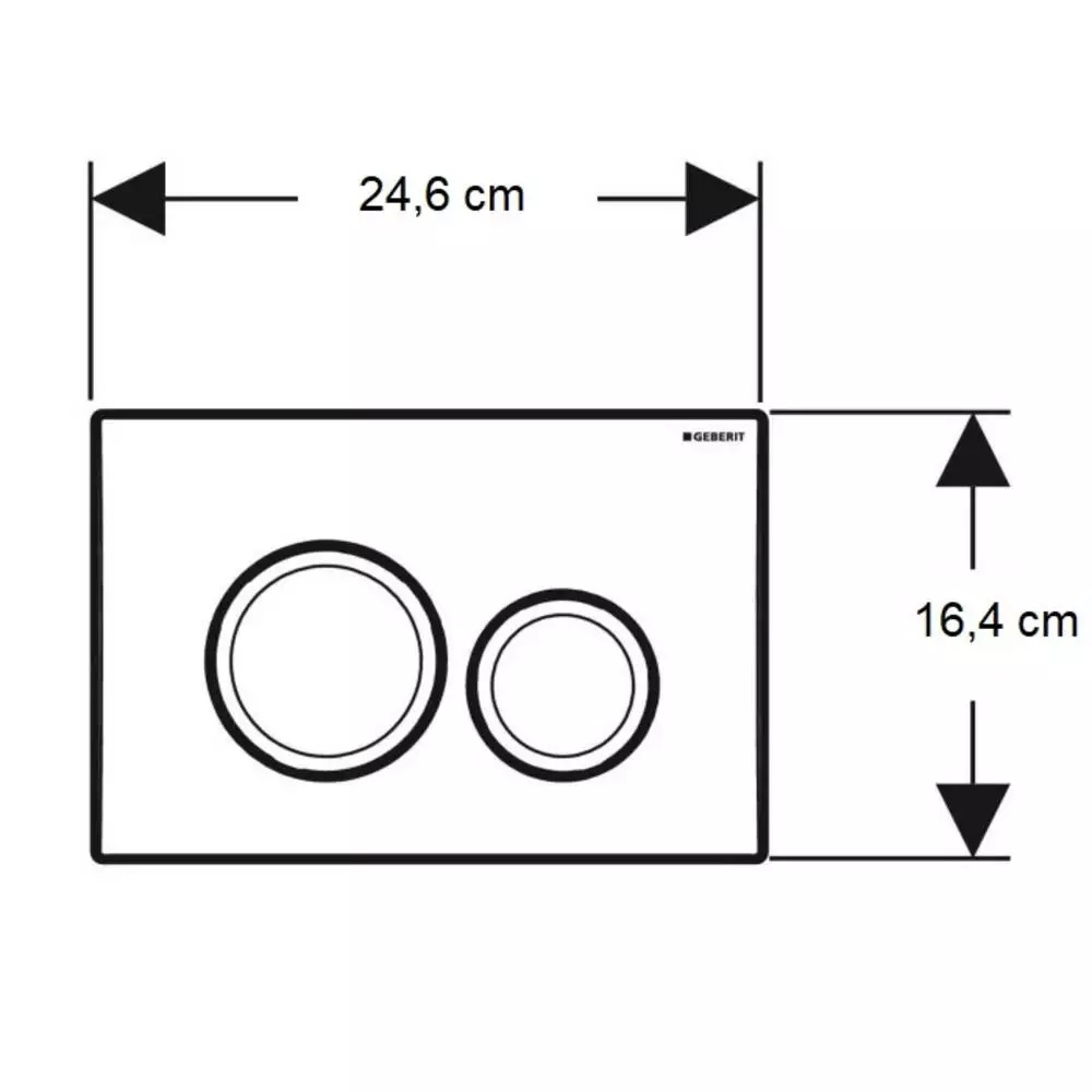 Кнопка зливу Delta20 115.127.14.1 чорний мат Geberit - Зображення 215980060-ad7d8.jpg