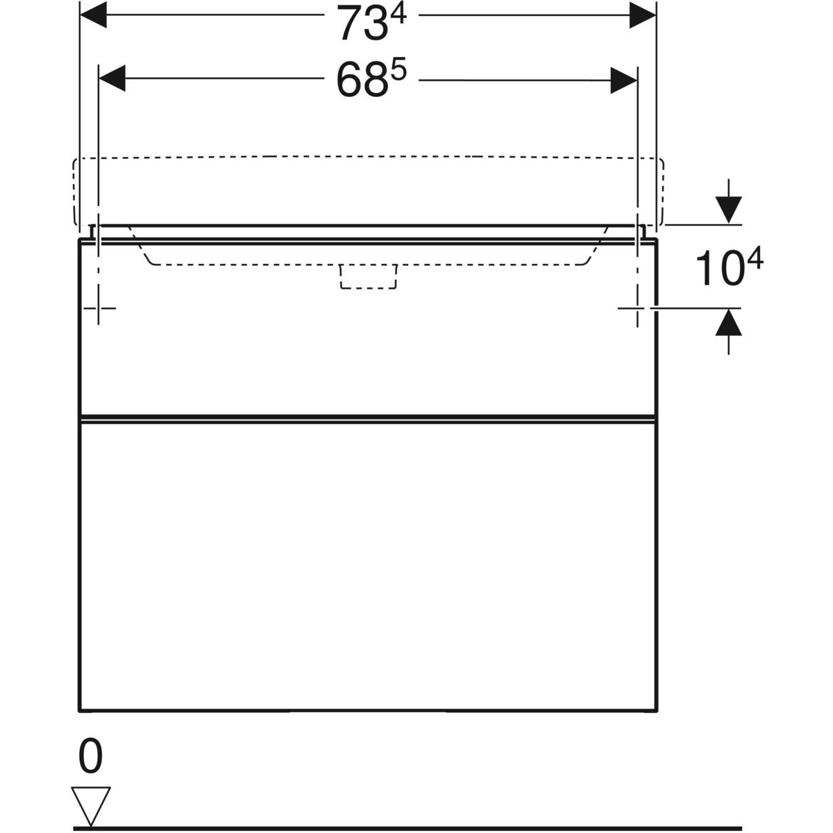 Шафка під умивальник Smyle Square 500.353.00.1 Geberit - Зображення 216499175-c19cf.jpg