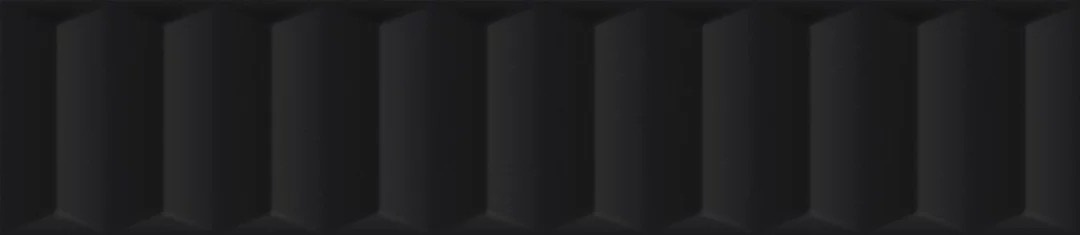 Плитка стінова Duo Tonne Black D STR MAT 65x298 Paradyz - Зображення