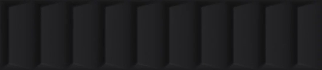 Плитка керамогранітна Duo Tonne Black E STR MAT 65x298 Paradyz - Зображення