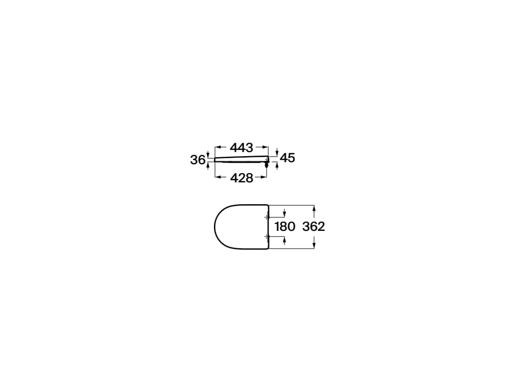 Кришка для унітаза Meridian-N soft-close A801F92001 Roca - Зображення 218108319-c6224.jpg