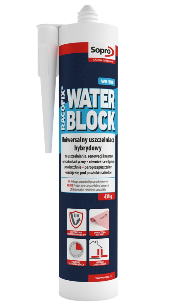 Герметик універсальний гібридний Racofix WaterBlock 588 Sopro - Зображення 218268847-2cea5.jpg