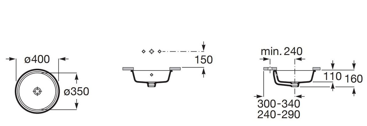 Умивальник Gap 350 A3270YB000 Roca - Зображення 218627208-520da.jpg