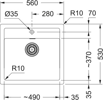 Кухонна мийка Sirius SID 610-50 Сірий FRANKE - Зображення 218758869-85efc.jpg
