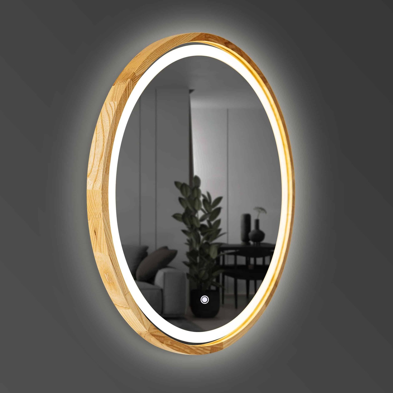 Дзеркало Perfection LED 800 Natural Oak Luxury Wood - Зображення 218758870-a85b1.jpg