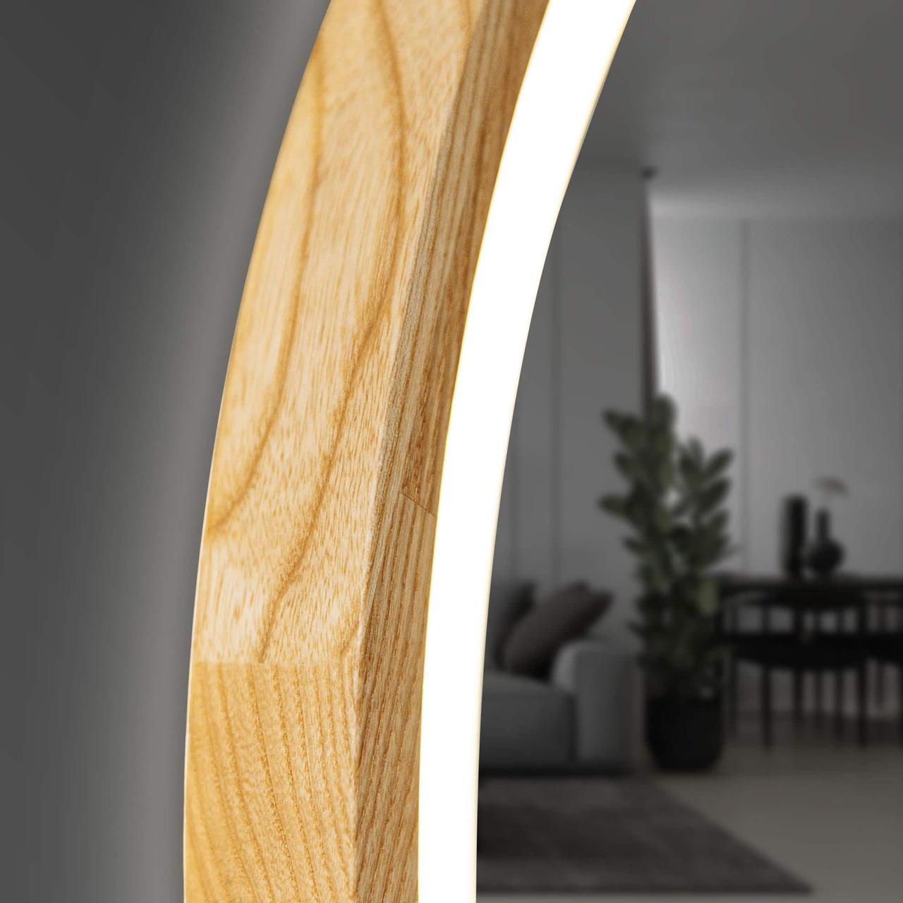 Дзеркало Perfection LED 800 Natural Oak Luxury Wood - Зображення 218758870-fe575.jpg