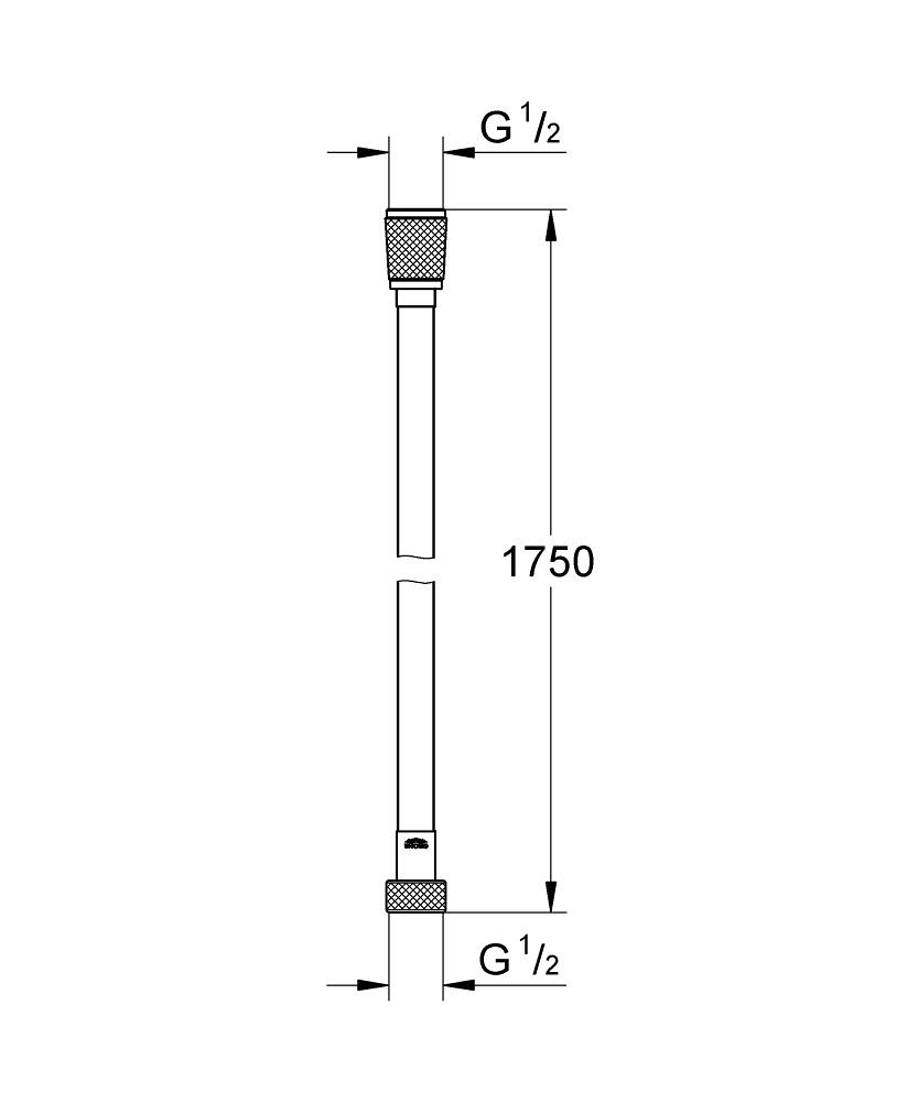 Душовий шланг 1750 мм Silverflex 28388DC0 Grohe - Зображення 218758894-b84cc.jpg