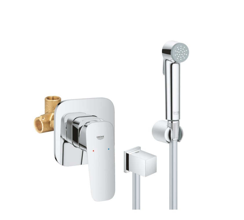 Гігієнічний душ Cubeo UA11183001 хром Grohe - Зображення