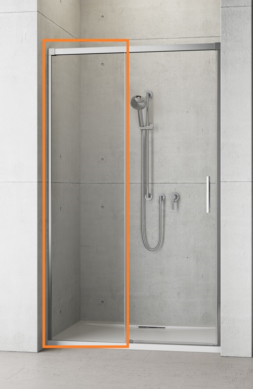 Бокова стінка Idea 8 Chrome 433x2005 RADAWAY - Зображення
