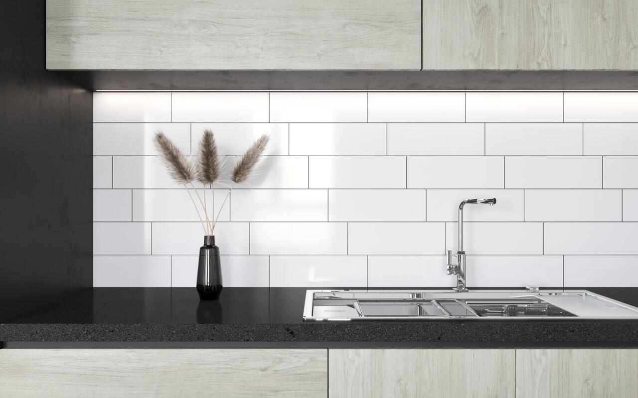 Плитка стінова 6L0S21 The Wall Білий (plane) SATIN 100x300x6 Golden Tile - Зображення 221643252-eb080.jpg