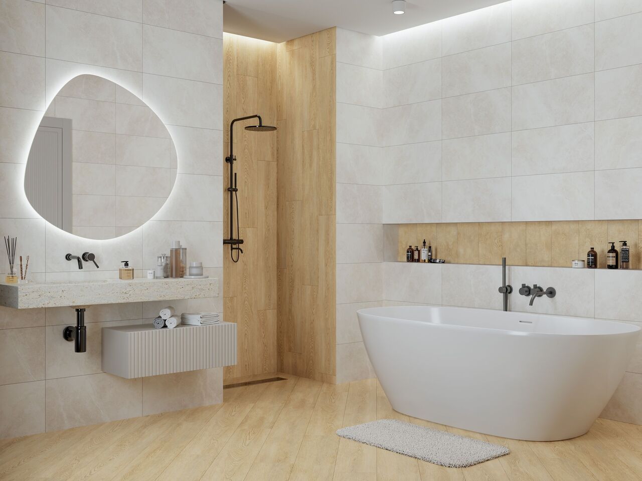 Плитка керамогранітна HDV420 Harmony Wood Світло-бежевий 198x1198x8 Golden Tile - Зображення 221643266-1de52.jpg