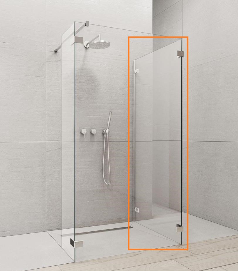 Бокова стінка Euphoria Walk-in W5 80 RADAWAY - Зображення