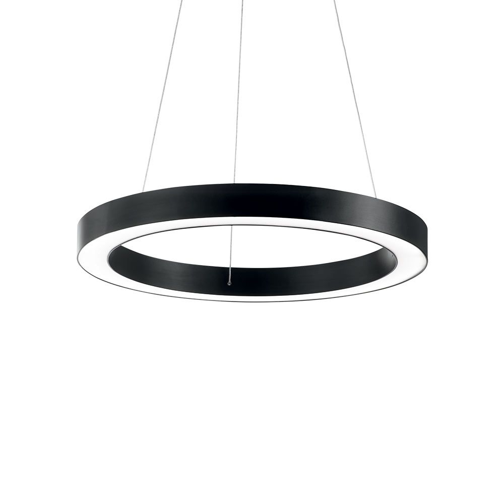 Люстра ORACLE D60 ROUND NERO (222103), IDEAL LUX - Зображення
