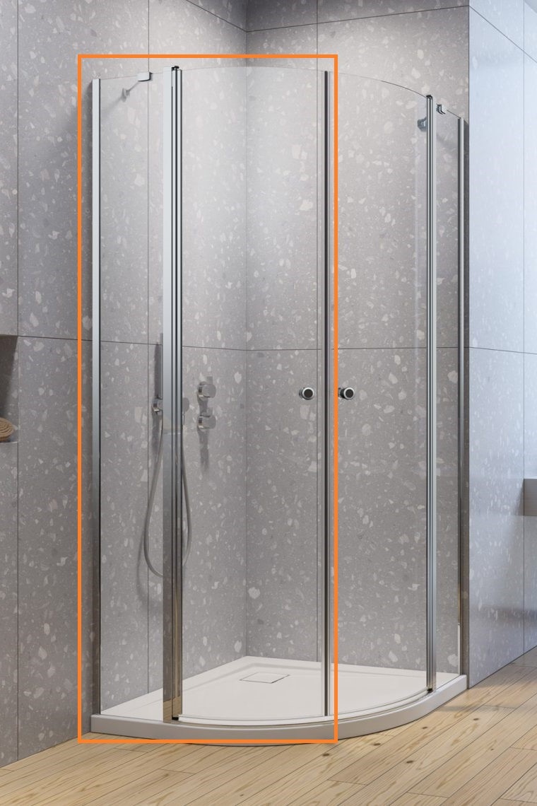Душова кабіна (половина) Eos PDD II 90 L RADAWAY - Зображення