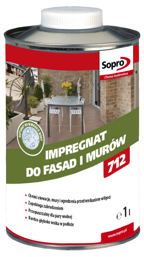 Засіб для гідрофобізації фасадів Sopro FAD 712 (1 л) - Зображення 223266-74054.jpg