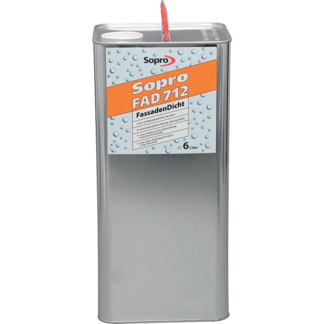Засіб для гідрофобізації фасадів Sopro FAD 712 (6 л) - Зображення 223273-389eb.jpg