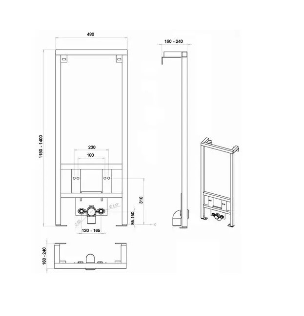 Інсталяція для біде A890071000 Roca - Зображення 224925-623a5.jpg