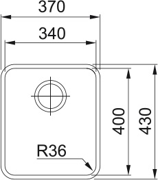 Кухонна мийка Aton ANX 110-34 нержавіюча сталь FRANKE - Зображення 227555202-05c02.jpg