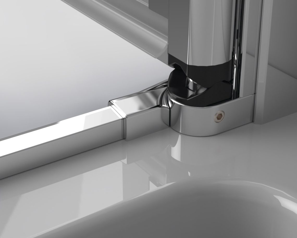 Душова кабіна Eos Chrome KDD B 100Lx80R RADAWAY - Зображення 228121024-4ca16.jpg