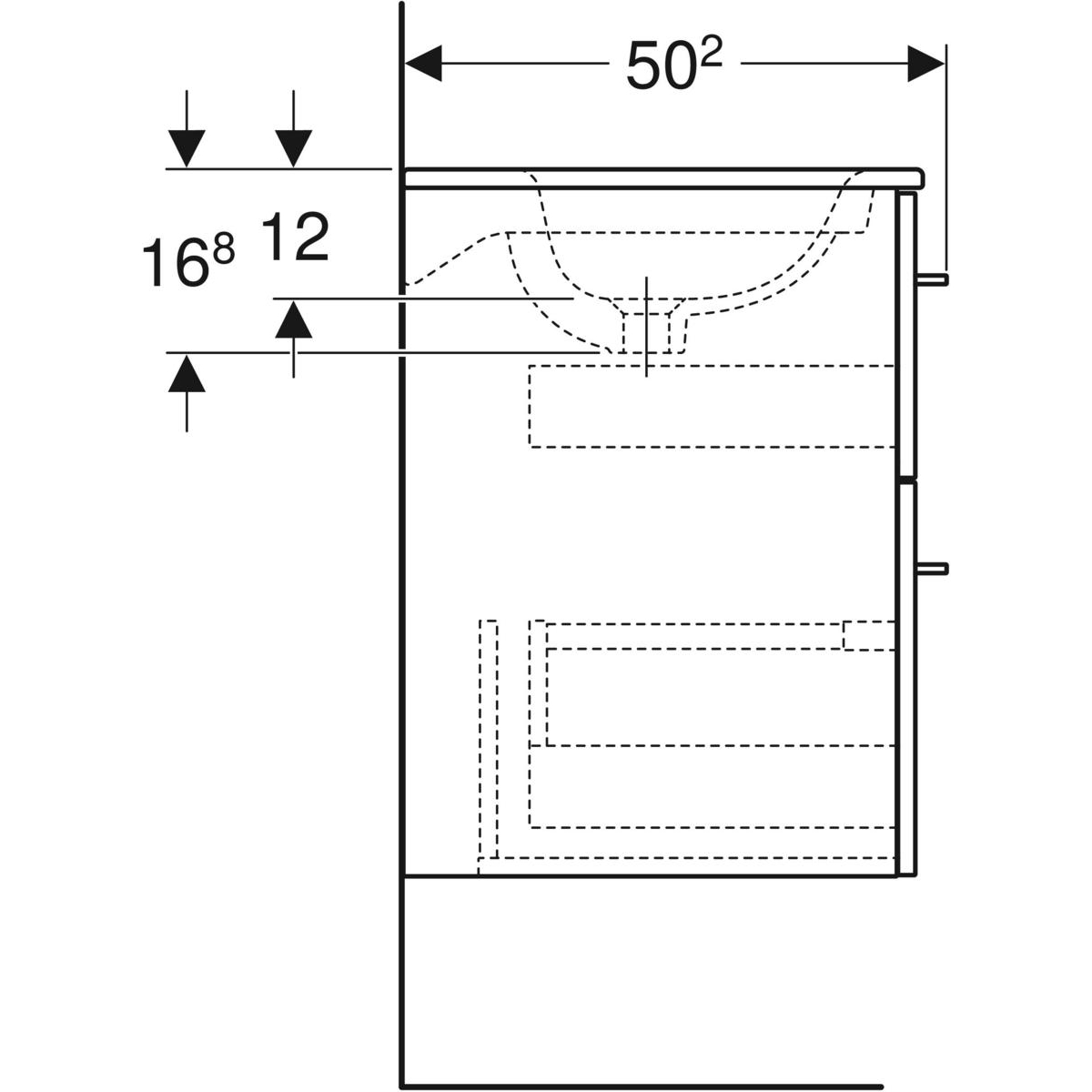 Шафка під умивальник Selnova Square slim rim Горіх темний 501.210.00.1 Geberit - Зображення 229697441-1fb95.jpg