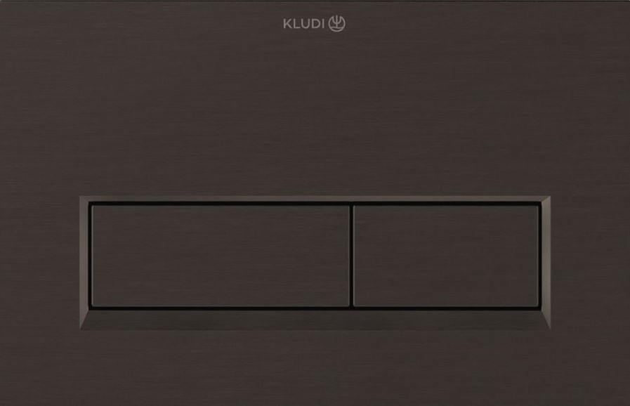 Кнопка зливу Unifix чорний брашований 32PP01N2 Kludi - Зображення