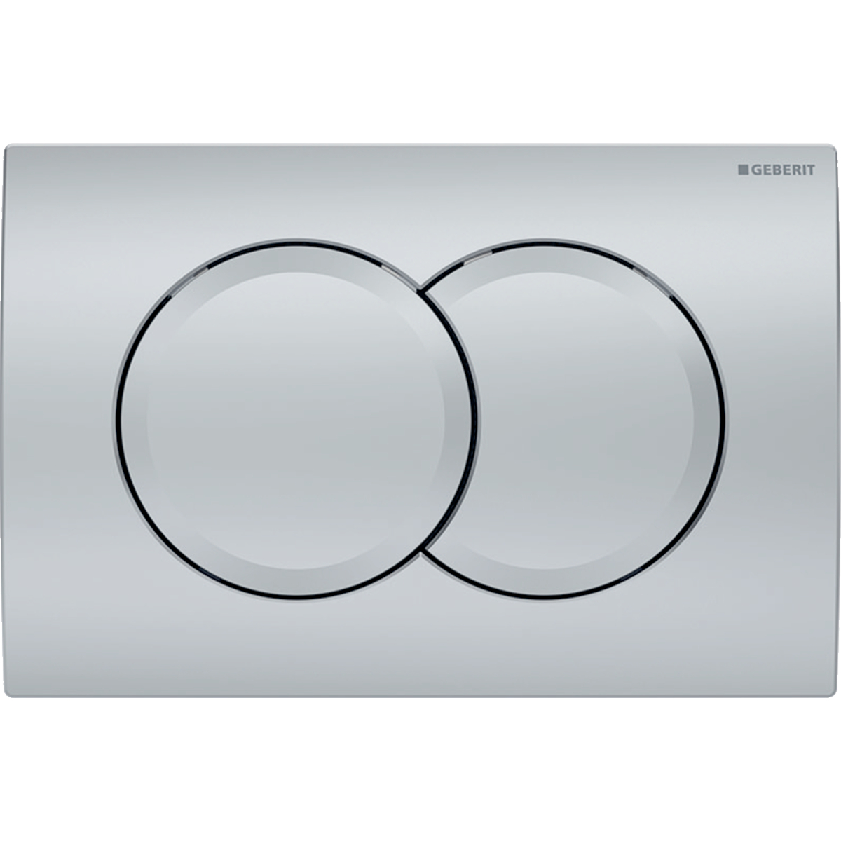 Клавиша смыва Delta01 115.107.46.1 хром мат Geberit - Зображення