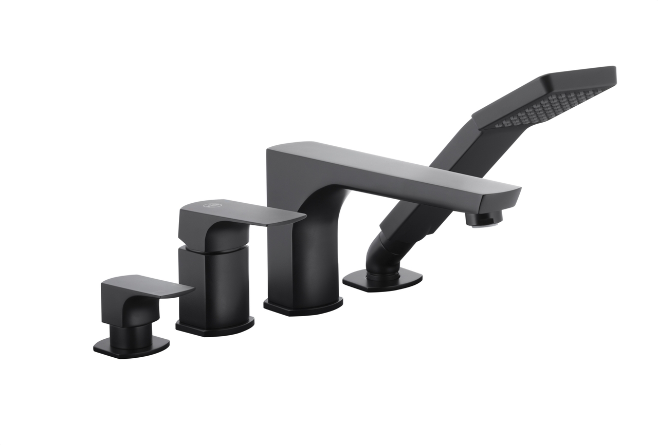 Змішувач для ванни MOKAIT BLACK 5535-210-81 KFA ARMATURA - Зображення