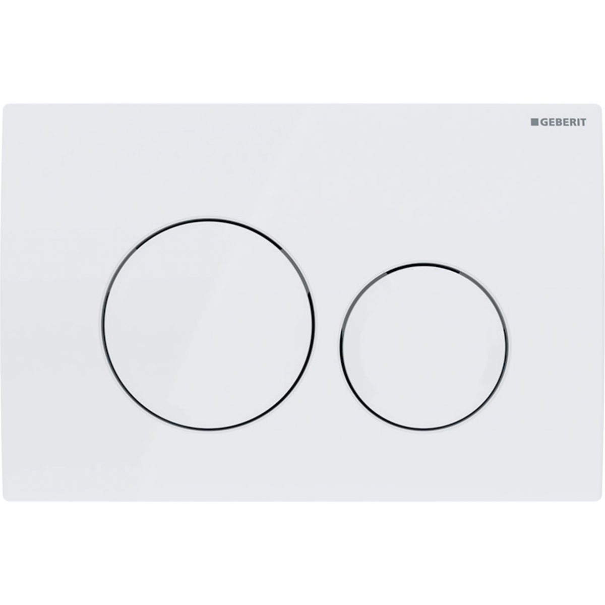 Кнопка зливу Delta20 115.127.11.1 білий Geberit - Зображення